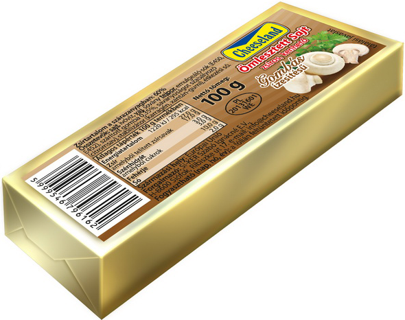 Cheeseland Omlesztett Sajt Gombas 60sz 100g