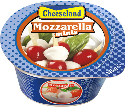 Cheeseland mozarella mini 125g
